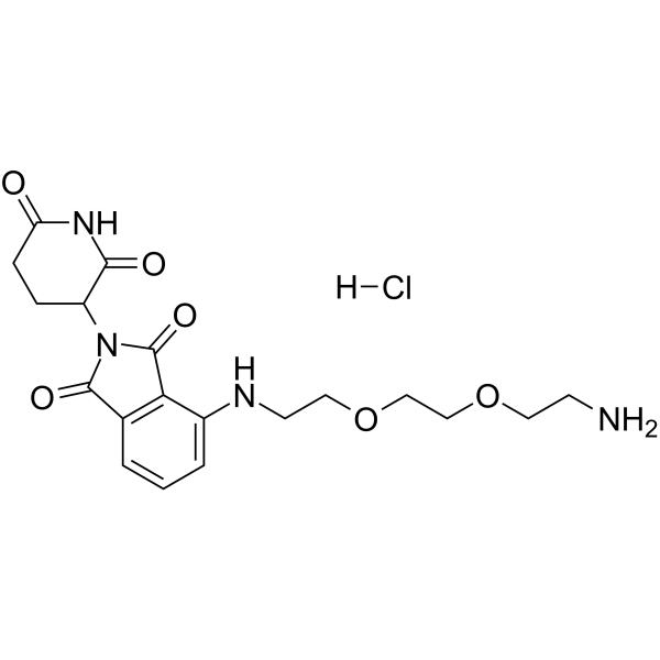 Thalidomide-NH-PEG2-C2-NH2 HCl 2245697-87-2